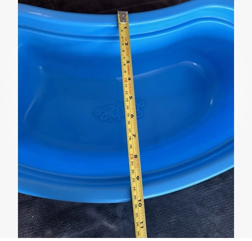 Barbie Dream Pool 1980 azul piscina inserción bañera pieza repuesto Foto 3 de 4