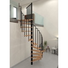 Minka Spindeltreppe Paris 38 - 282cm Geschosshöhe Wendeltreppe Raumspartreppe