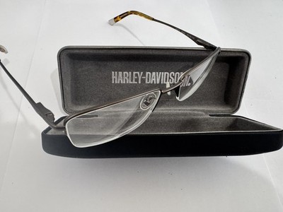 Harley-Davidson HD 373 SBRN Satin Brown Tortoise EYEGLASSES 55-18-140mm w/ Case