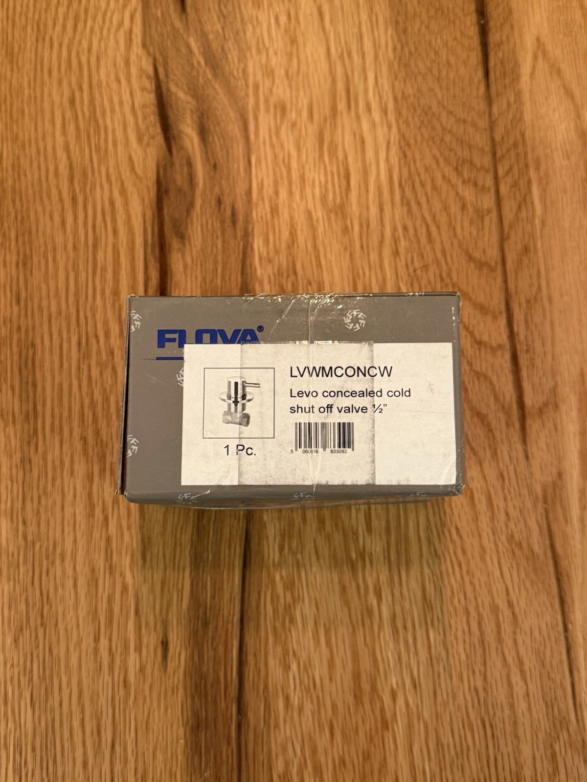 Flova Levo Concealed Hot & Cold Shut Off Valve Pair LVWMCONCW & LVWMCONHW - New 2