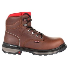 Rocky Rams Horn 6 Inch Waterproof Soft Toe Work Mens Brown RKK0259