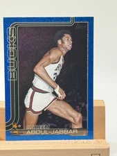 Kareem Abdul-Jabbar Blue Sand Gitter Parallel 2025-26 Topps Basketball