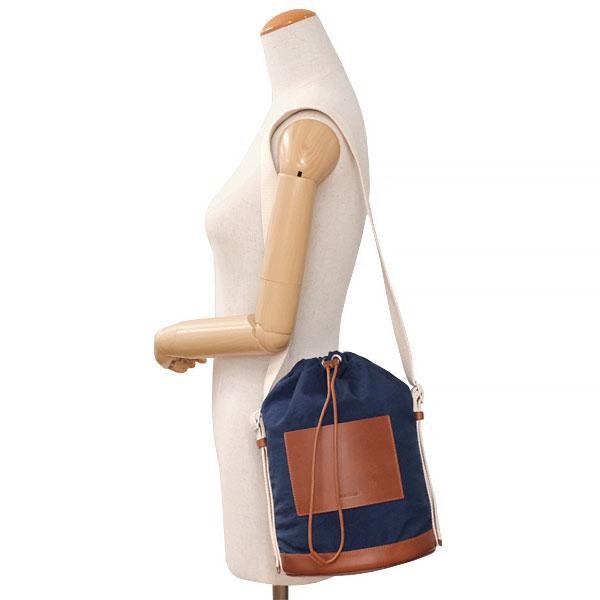 Authentic Jil Sander Drawstring Shoulder Bag Navy… - image 2