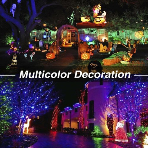 Proyector exterior RGB LED inundador faro lámpara de jardín regulable 10-100W - Imagen 12 de 18