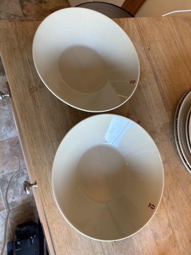 Iittala Teema Large & Medium Bowls Plates Linen Set 10 Pcs Ceramic NEW OLD STOCK - Picture 9 of 24