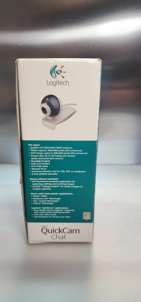 Logitech Quickcam 961462-0403 Web Cam. NIB! - Image 4 of 4