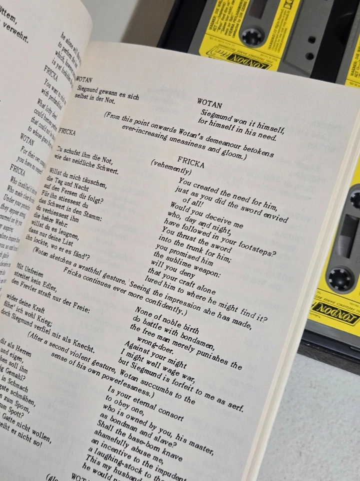 Wagner Die Walkure London Stereo Cassettes OSA5-1509 3 Cassettes 1976 DECCA SET - Image 4 of 4