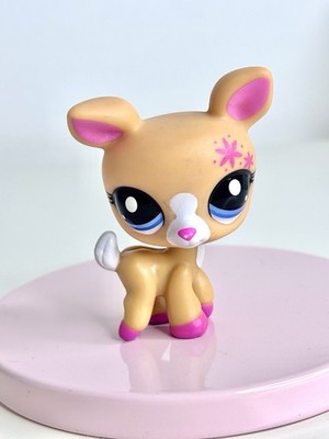 Littlest Pet Shop Basic Fun (Retro G2) #123 Hirsch rosa authentisch