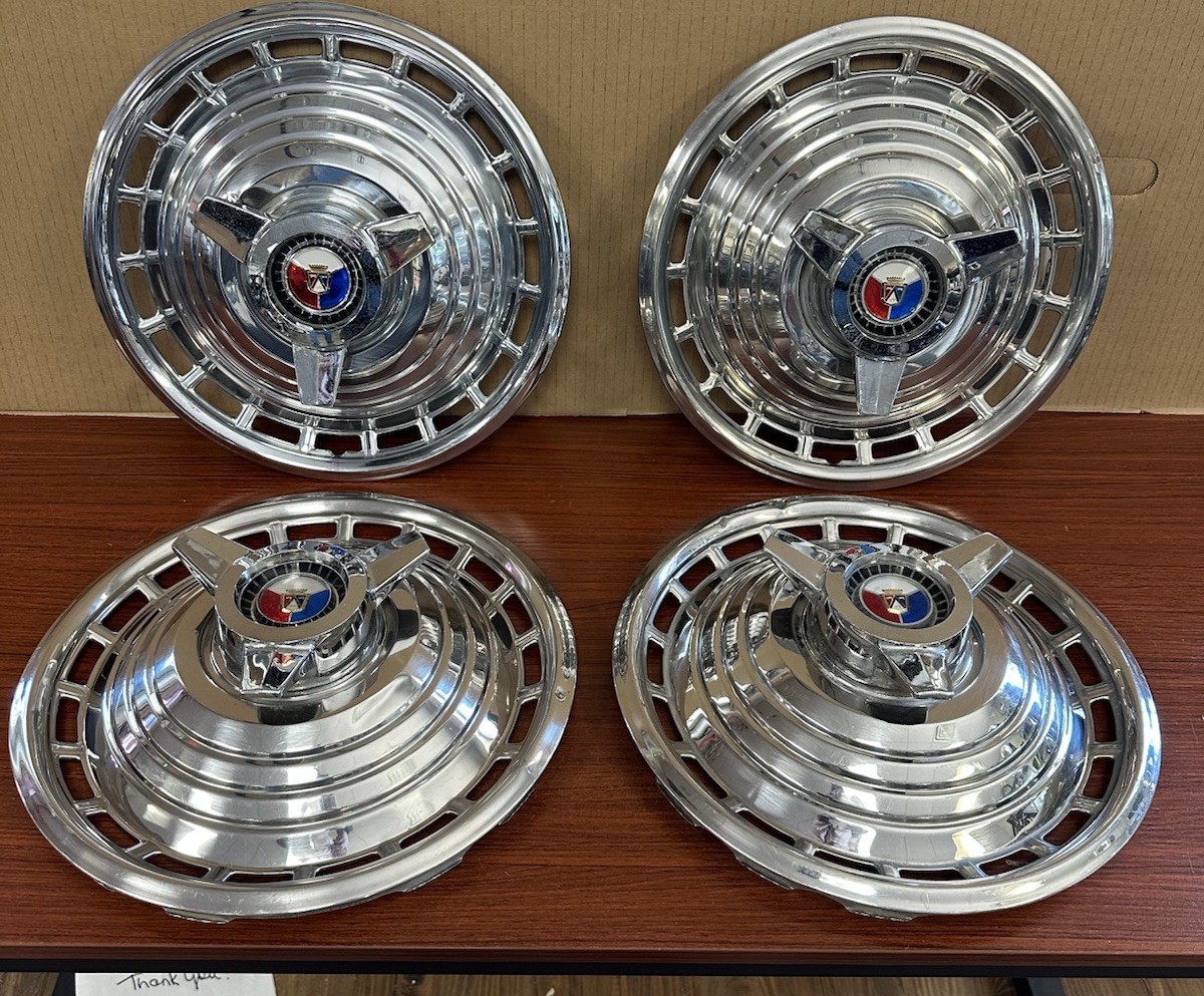 1963 Ford Galaxie 500 XL Spinner 14” Hubcaps Wheel Covers Set Of 4
