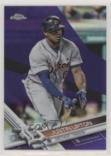 2017 Topps Chrome Purple Refractor 90/299 Justin Upton #154 qf6