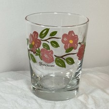 2 Franciscan Desert Rose Glass Hand Painted Tiffin Vintage 2 Set Juice Rocks