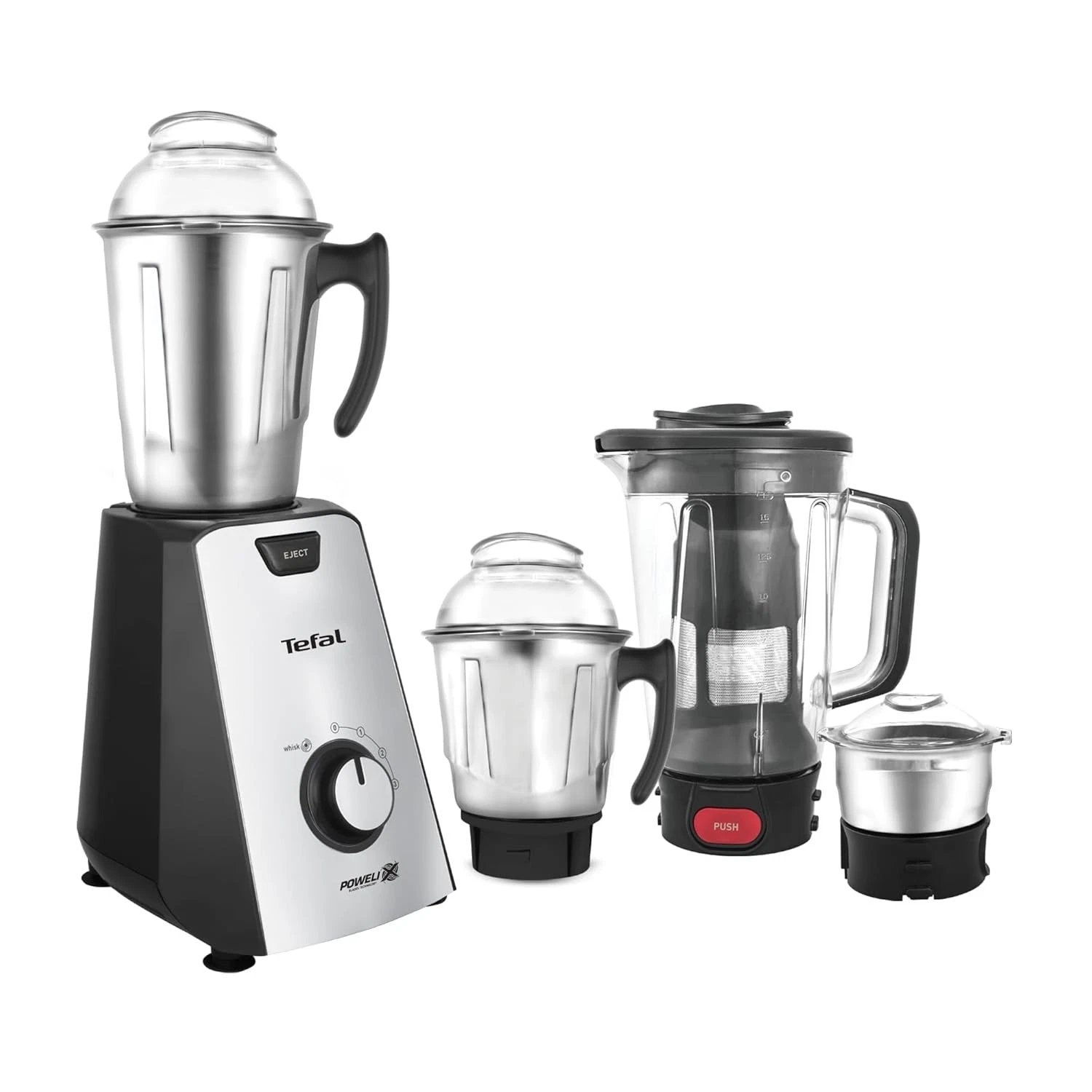 Tefal Mixer Grinder 800W PoweliX Blade Fast Grinding Fruit Filter Blender Jar
