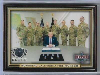 AWESOME 2020 DECISION ELITE ~ HONOR CALIFORNIA FIREFIGHTERS ''SILVER'' CARD #E36