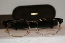 New Authentic Tom Ford 5458 Dark Havana/Gold 052 51-18-145 W Original Case 