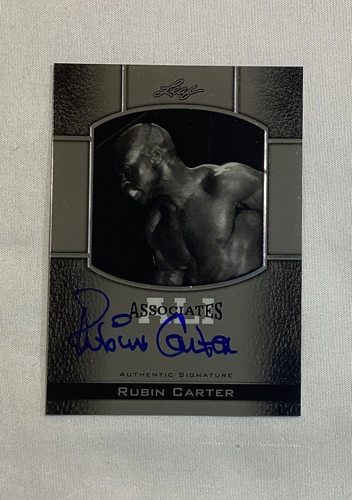 Leaf Autographed Boxing Sports Trading Cards & Accessories for