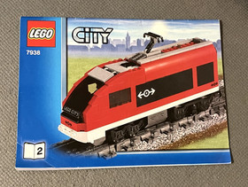 LEGO City Passenger Train (7938) - Train Engine ONLY - Manual #2