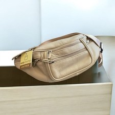 Multifunction Genuine Leather Hip Bum Bag Travel Pouch for Men and Women