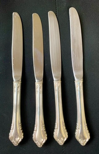 Grand Tradition by International Sterling Silver ~ Set of 4 Knives 9.25”