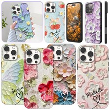 Custodia telefono personalizzata floreale antiurto per iPhone 17 16 Pro 15 14 13 12