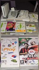 Nintendo Wii Console Bundle With Wii Fit Board, Controller + Nunchuck & 6 Games