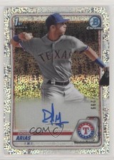 2020 Bowman Chrome Prospects Speckle Refractor 172/299 Diosbel Arias Auto 7m3