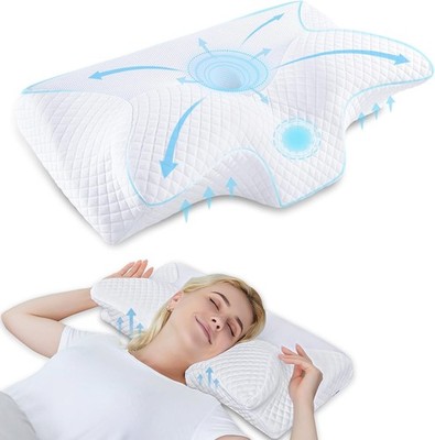 Orthopaedic Pillow Memory Foam Neck Support Pillow for cervical spine ergonomic