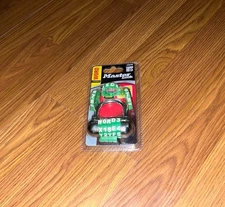 Master Lock 1534D Locker Lock Set Your Own Word Combination Padlock, 1 Pack,