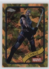 2025 Topps Chrome Marvel Comics Sapphire Gold 14/50 Cable #145 0i1l