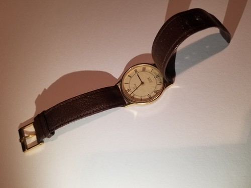 1980s Omega DeVille Swiss 1365 Gold Plate Mens Watch Vintage Original 19101301 - Bild 2 von 11