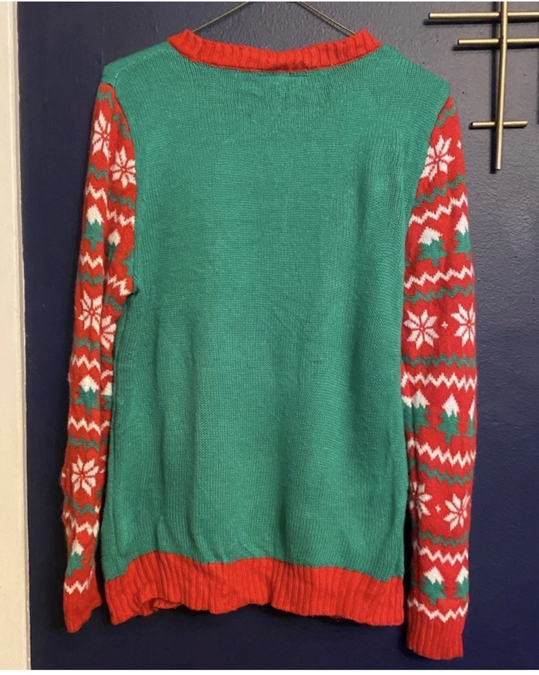 Suéter de Navidad Joe Boxer para mujer talla XL Foto 2 de 3