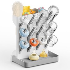 Baby Bottle Drying Rack: Vertical Space Saving Countertop Drying Rack - BPA-F...