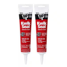Kwik Seal 5.5 Oz. White Kitchen and Bath Sealant 2-Pack 