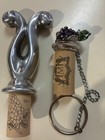 Vintage Pewter Wine Bottle stoppers — photo 3
