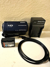 Sony Handycam HDR-CX150 HD AVCHD 25x Zoom Black w/ Battery Charger