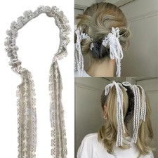 Beautiful Lace Hair Rope Adjustable Hair Band Fashionable Hair Ribbons