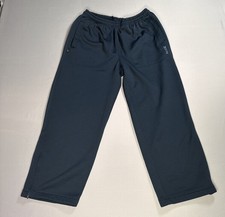 Vintage Y2K Nike Athletic Sports Baggy Wide Track Pants Joggers Size MEDIUM Blue