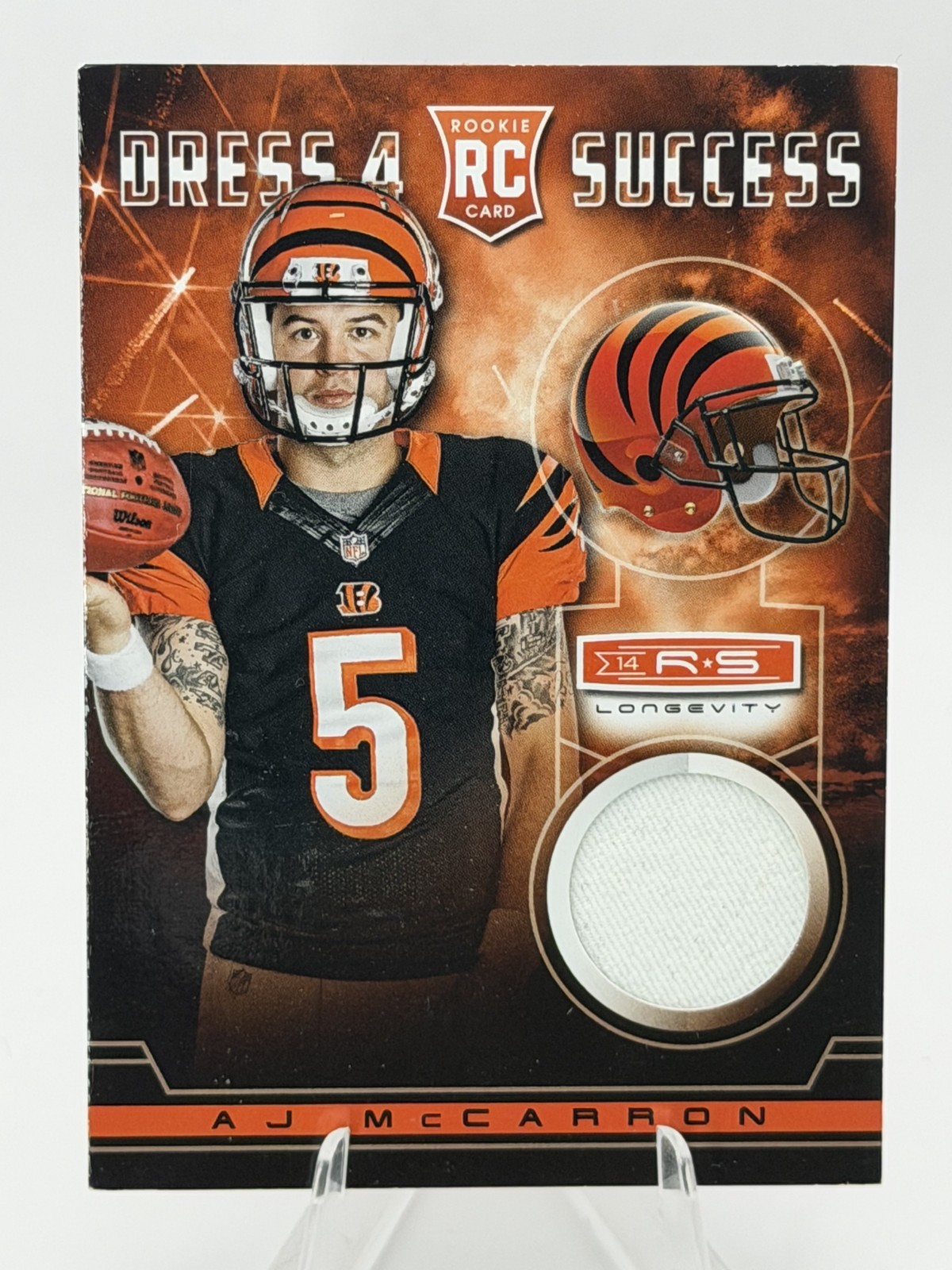 2014 Panini Rookies & Stars Longevity Dress for Success A.J. McCarron #DS-AJ