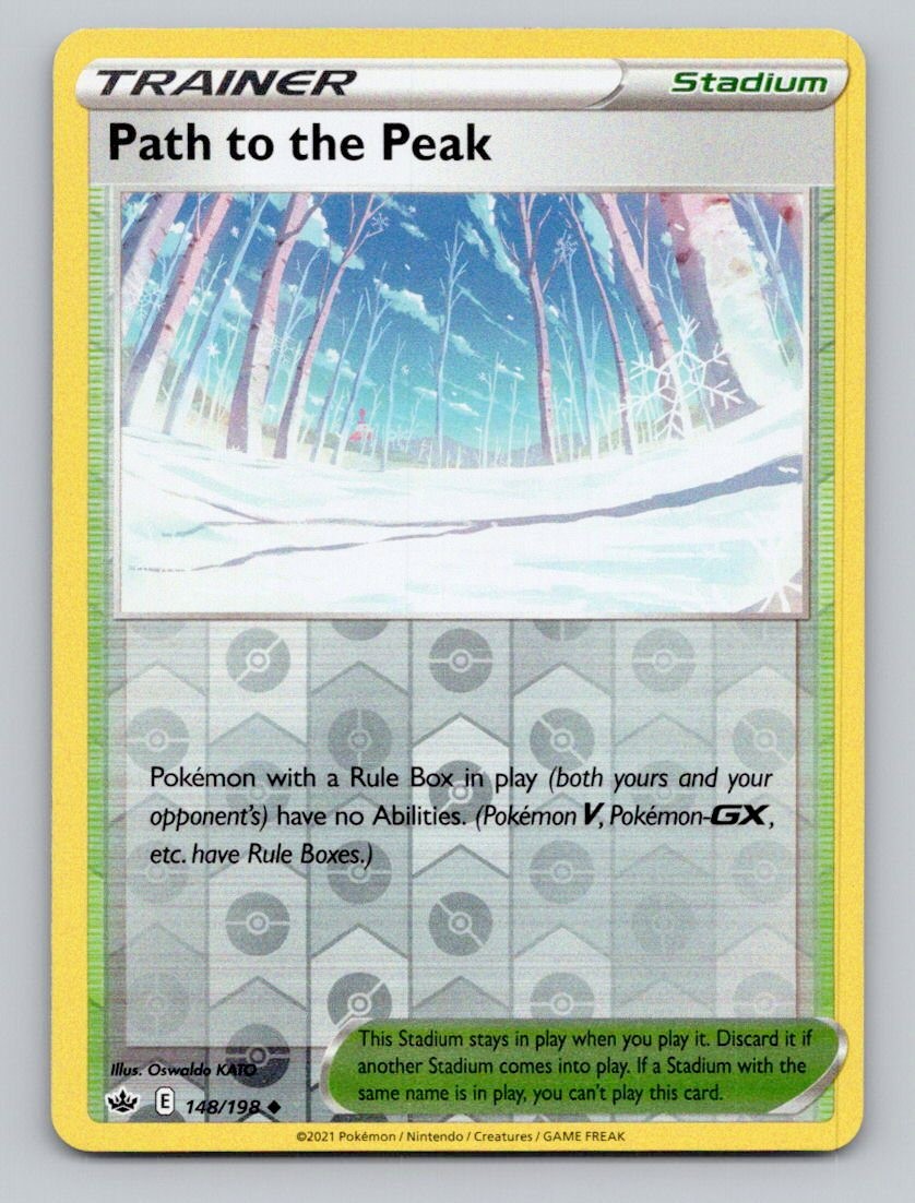 Reverse Holo Path to the Peak 148/198 Uncommon Chilling Reign Pokemon