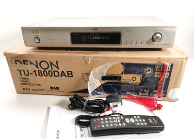 DENON TU 1800DAB Dab FM Tuner with Remote BOXED  *Serviced Fully Working*