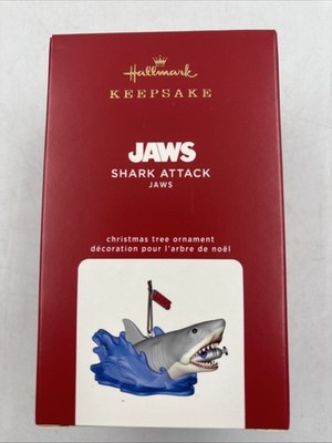 2020 Hallmark Jaws Shark Attack Keepsake CHristmas Tree Ornament