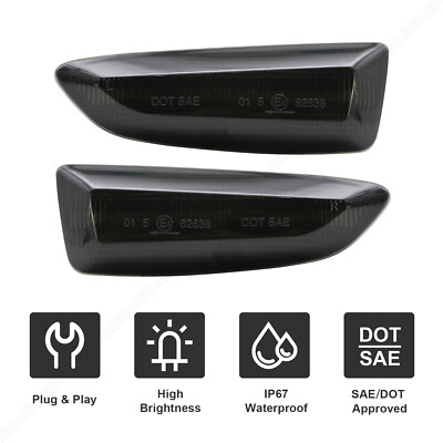 Schwarz Led Seitenblinker Blinker für OPEL ASTRA J K INSIGNIA B Z18 ZAFIRA C