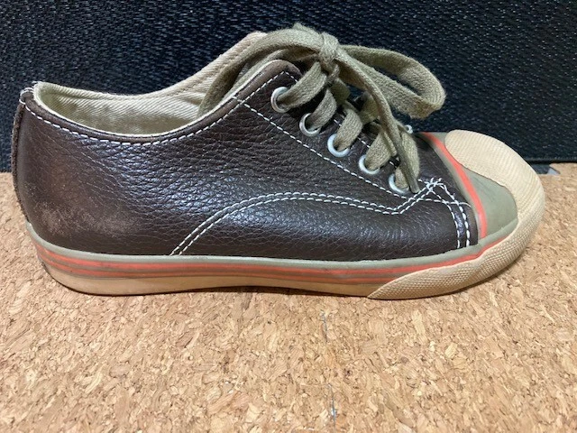 Zapatillas Morgan and Milo Little Boy Marrón Talla 11 Cuero Superior Foto 3 de 4