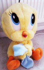 Rare Tweety Pie Bird Plush Soft Toy Baby Looney Tunes Warner Brothers PJ case