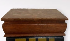 Vtg 1970s Dante Carpenter's Bench Jewelry Trinket Box Mahogany Chipstone Mexico