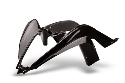 NEW YAMAHA RAPTOR 700 13 - 24 BLACK PLASTIC CUSTOM FRONT FENDER PLASTICS