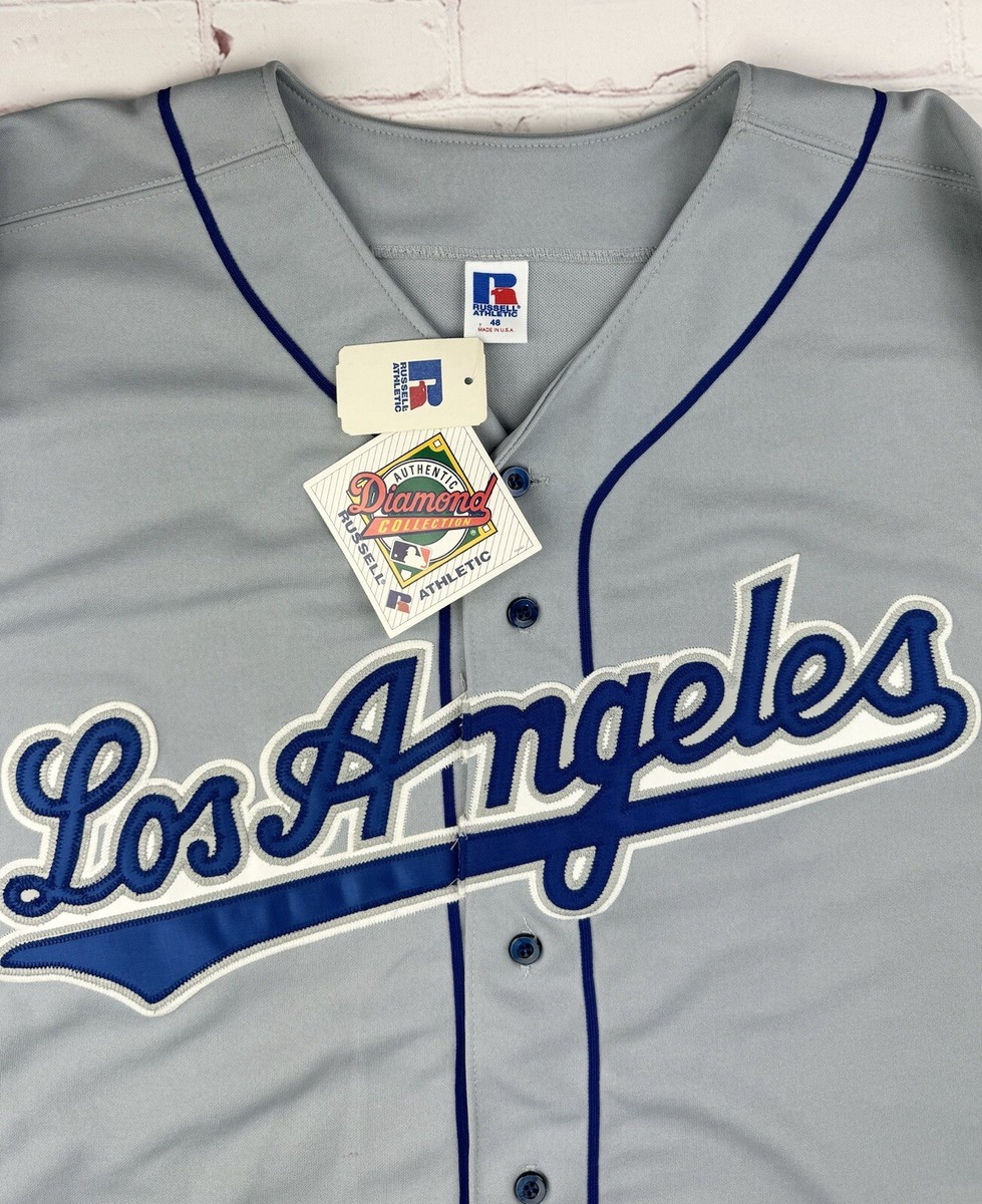 NWT Vtg Russell Athletic Los Angeles Dodgers Baseball Jersey Size