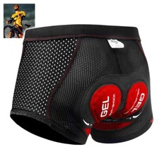 Mens Cycling Underwear Shorts 5D Gel Padded Bike Bicycle MTB Liner Undershorts