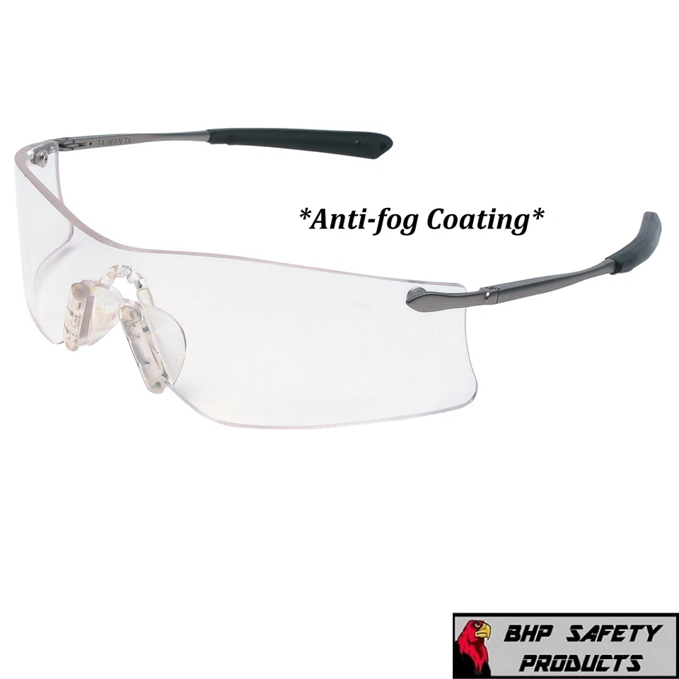 GAFAS DE SEGURIDAD MCR CREWS RUBICON GAFAS DE SOL MARCO DE METAL GOMA BOQUILLA 1 PAR Foto 4 de 4