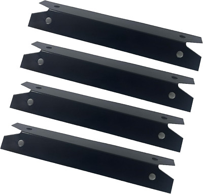 Grill Heat Shield Plates Porcelain Steel Burner Covers Replacement for Brinkmann