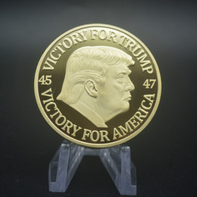 Commemorative 45-47th President Donald Trump Victory Coin Victory For Trump